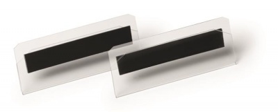 Logistické vrecko, 100x38 mm, ležaté, DURABLE, magnetické, priehľadné