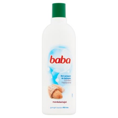 Vlasový šampón, 400 ml, 2in1, BABA, mandľový