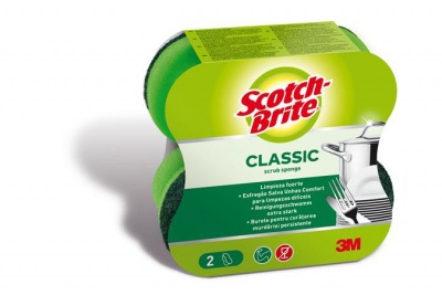 3M "Scotch -Brite" tvarovaná špongia, šetrná k pokožke