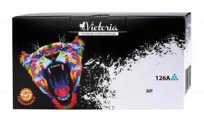 CE311A toner do tlačiarne ColorLaserJet Pro CP1025, VICTORIA TECHNOLOGY, 126A, modrý, 1k