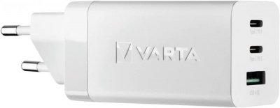 Sieťová nabíjačka, 1xUSB, 2x USB-C výstup, 65W, VARTA "High Speed"