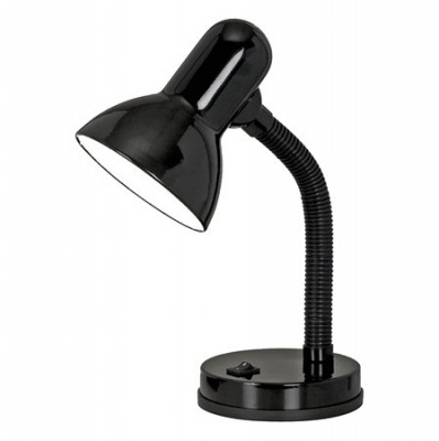 Stolová lampa, 40 W, "Basic", čierna