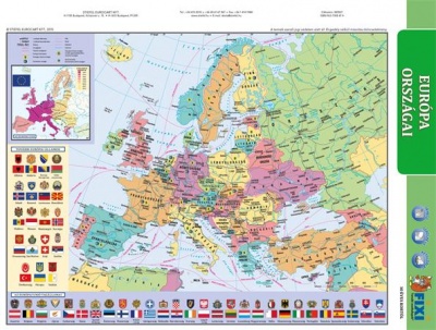 Učebná pomôcka, A4, STIEFEL "Európa domborzata/Európa vaktérképpel" - "Pohoria Európy/Slepá mapa Európy" - výrobok v MJ